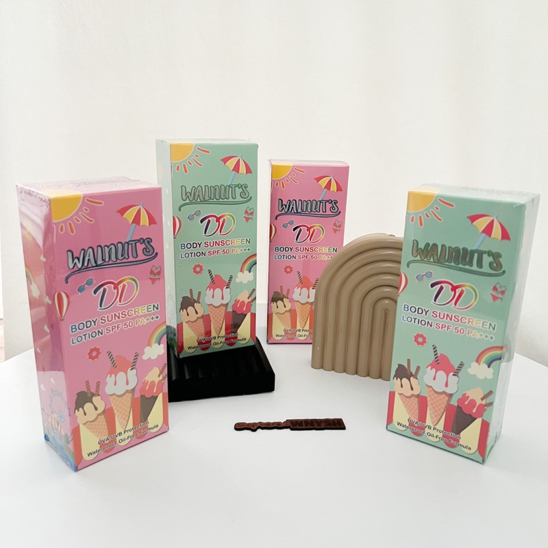 WALNUT'S DD CREAM BODY SUNSCREEN LOTION SPF 50 +++ORIGINAL THAILAND