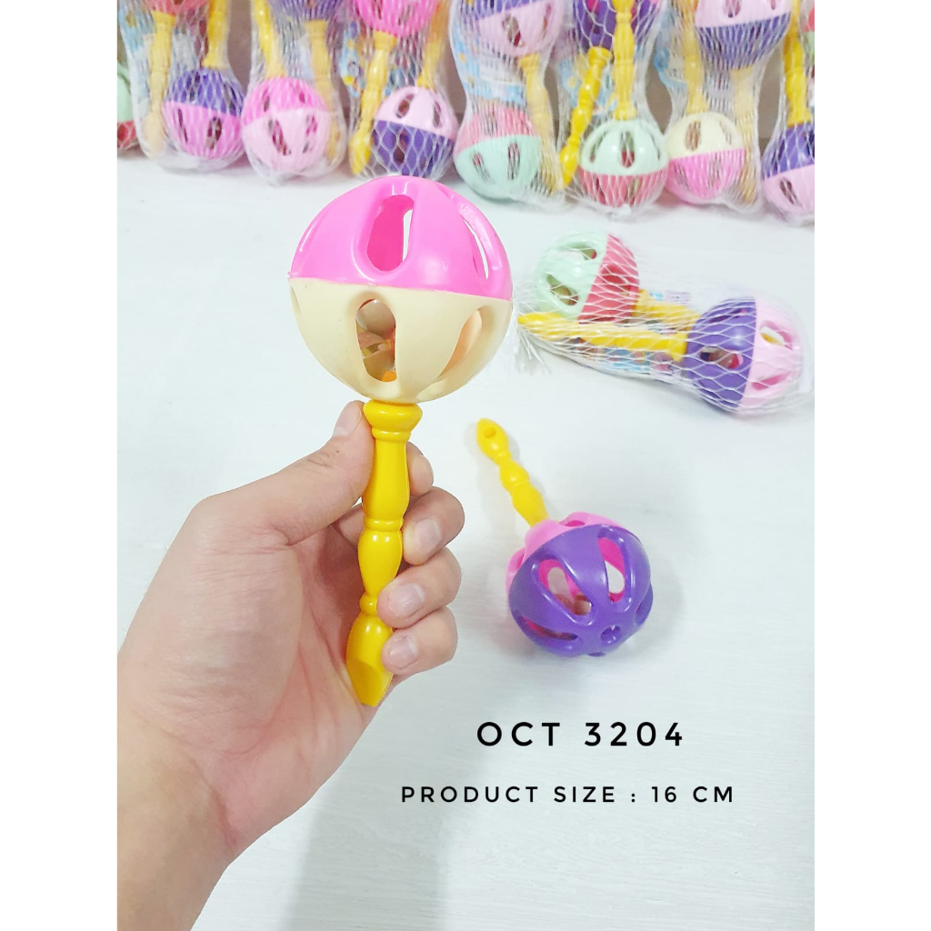 MAINAN BAYI / KERINCINGAN BAYI / RATTLE TOYS MURAH ISI 2 PCS