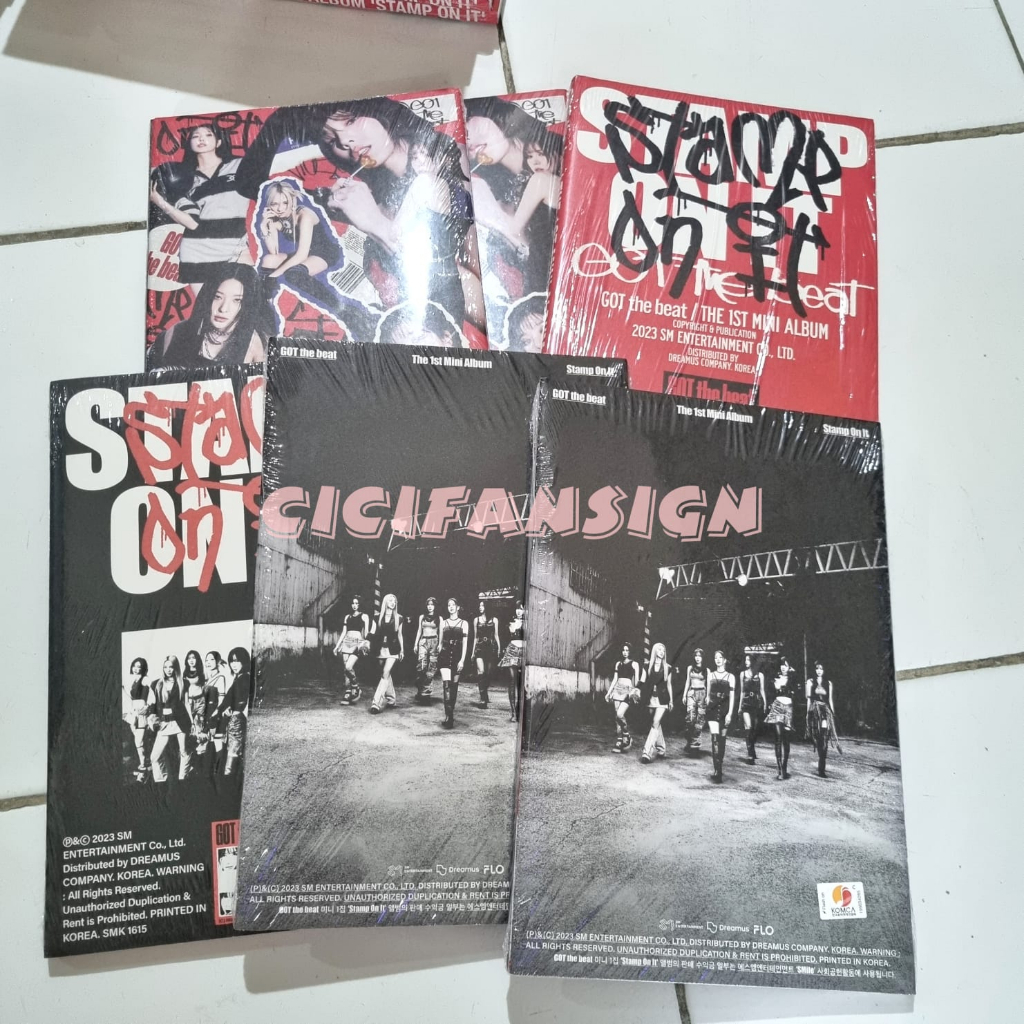 Album Got The Beat Stamp On It Sealed Official Boa Taeyeon Hyoyeon Karina Winter Seulgi Wendy