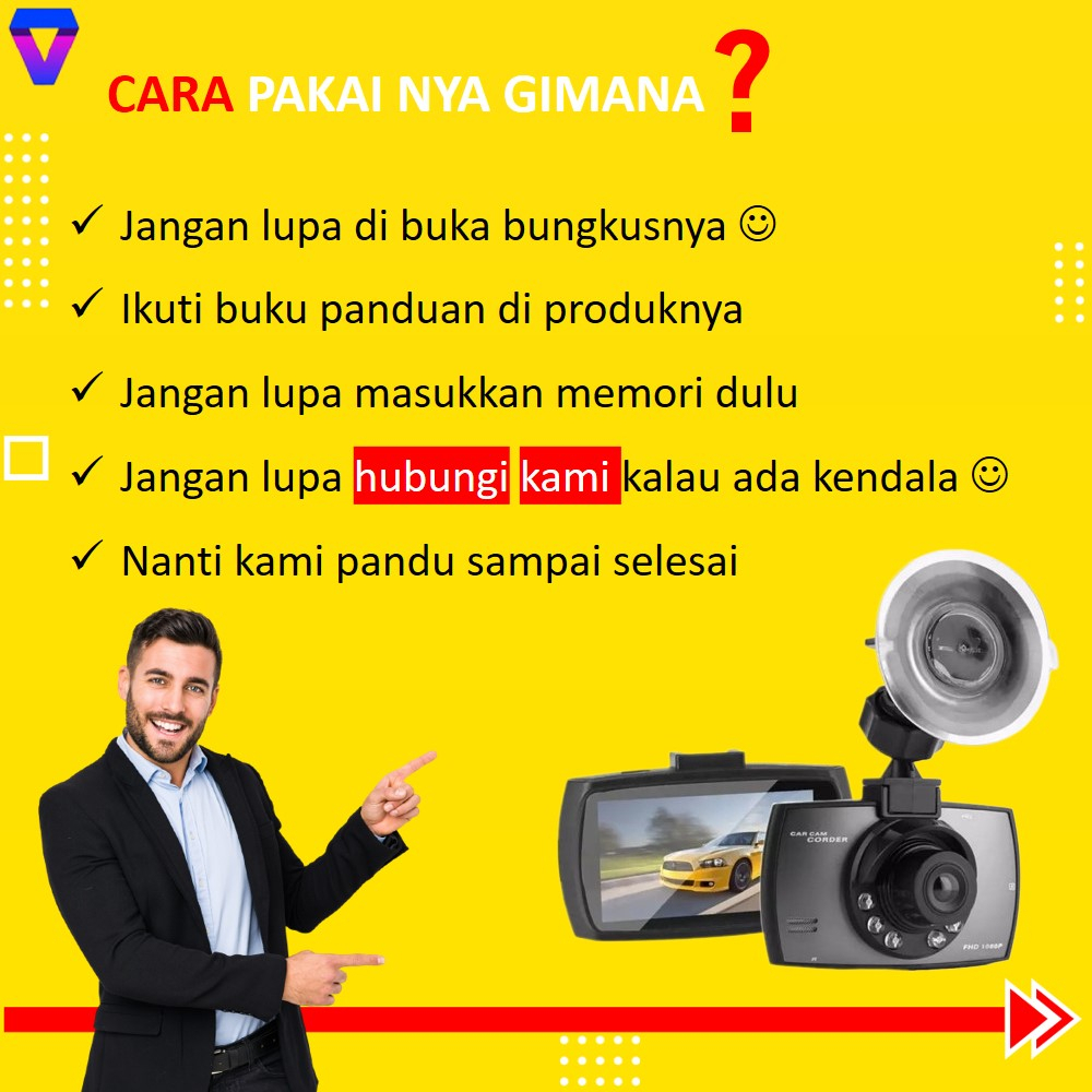 KAMERA DASH CAM MOBIL DEPAN CAMERA DASHBOARD CCTV MOBIL MODE MALAM DASHCAM DVR JS190