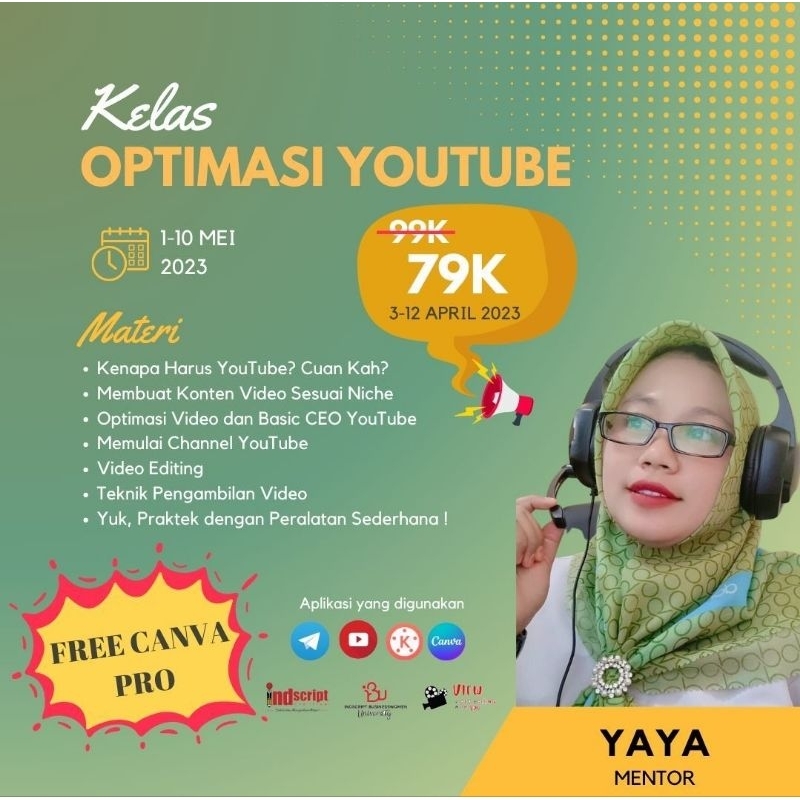 KELAS OPTIMASI YOUTUBE