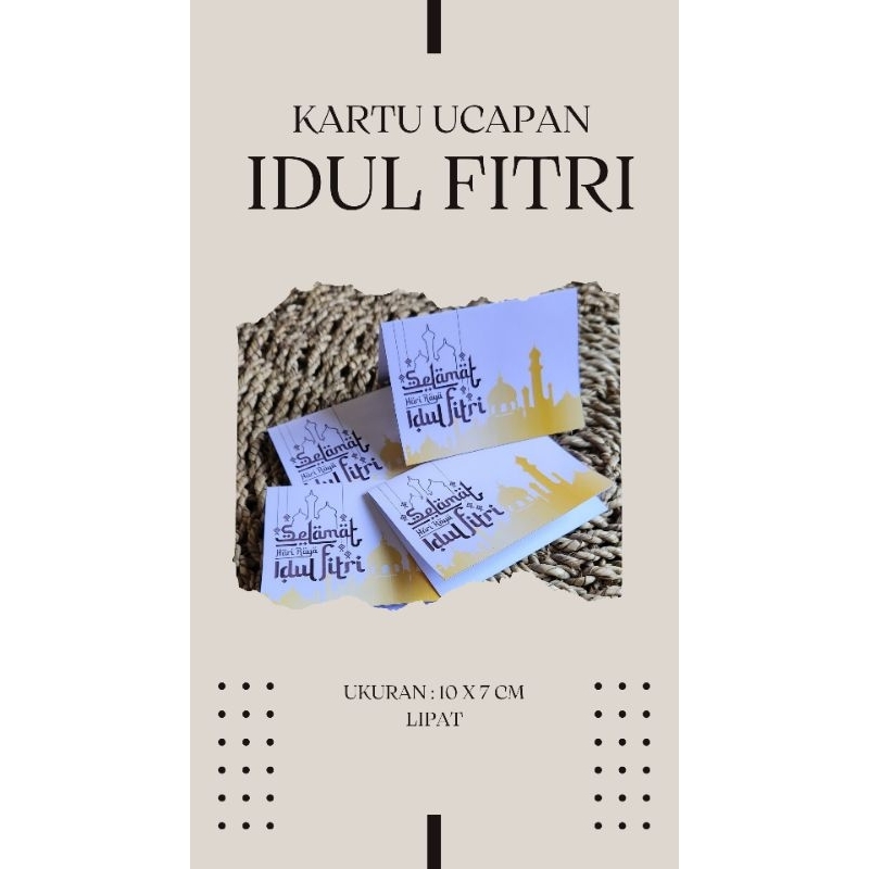 

Kartu Idul Fitr Mini Lipat
