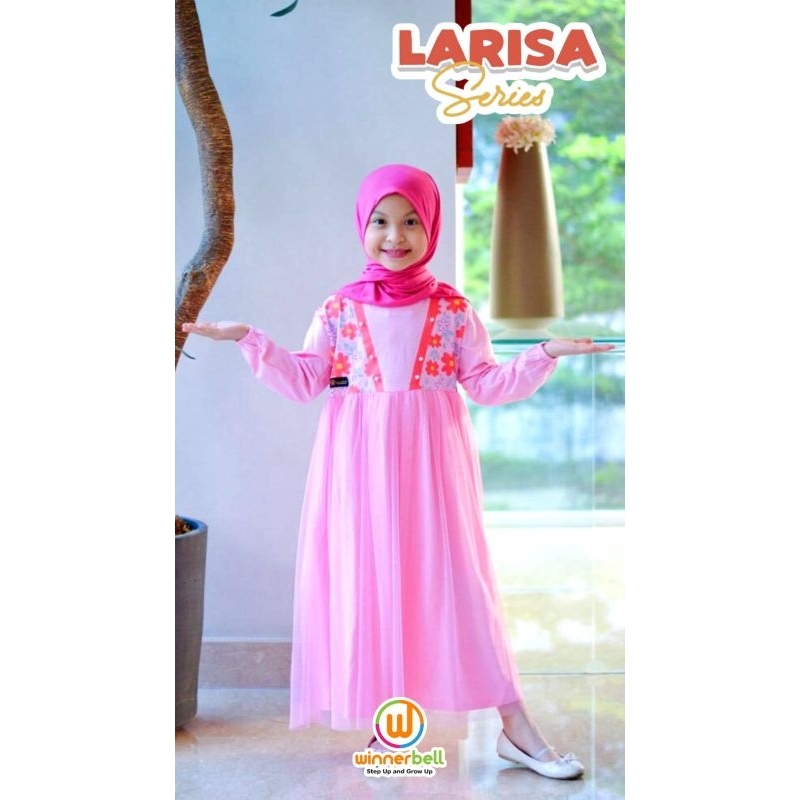 READY GAMIS SET JILBAB LARISA RAYA SERIES BY WINNER