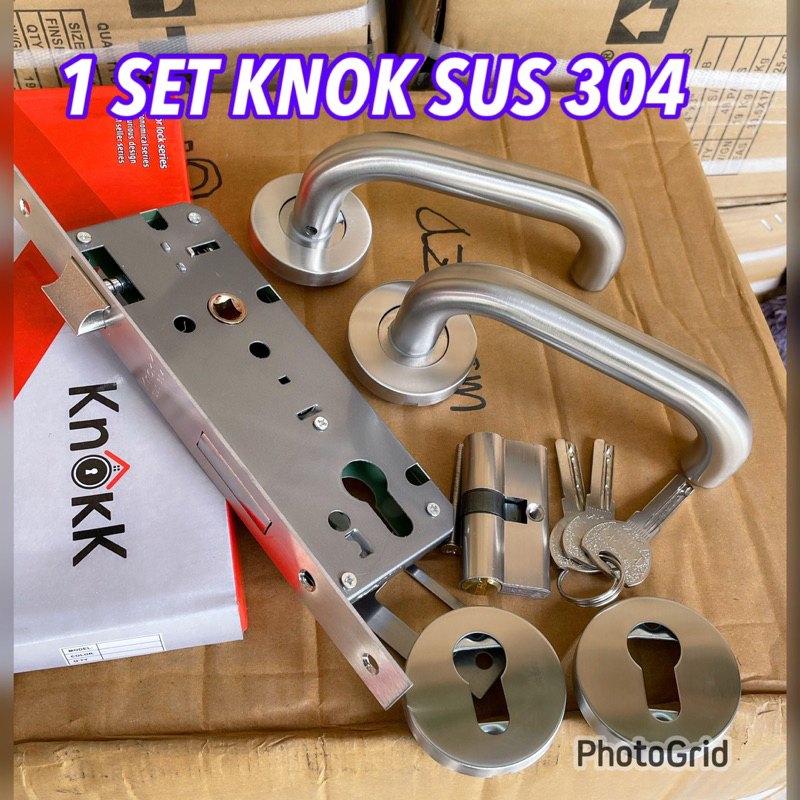 Pket promo kunci pintu Hitam Sus 304/ kunci pisah/rosete/kunci pintu model pisah sus 304/ KUNCI HANDLE KUNCI PINTU BESAR ROSES STAINLESS 304/kunci hotel komplit,kunci pintu stanlis