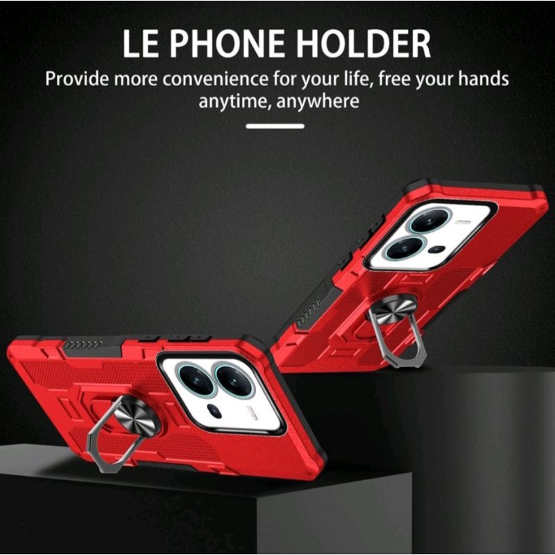 CASE ROBOT HIT EYE RING VIVO Y91 Y93 Y95 Y91C CASE STANDING