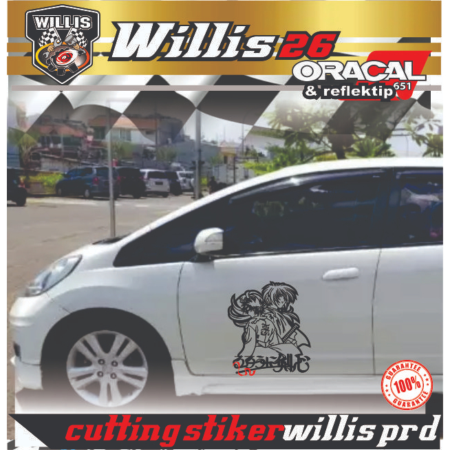 stiker mobil samurai x cutting stiker pintu mobil 4i