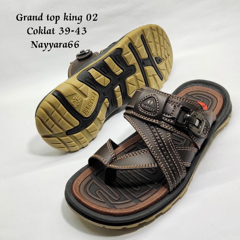 Sandal barnet pria original sandal Casual pria sendal pria Hiking king  grand top king dakota top king sandal kulit pria