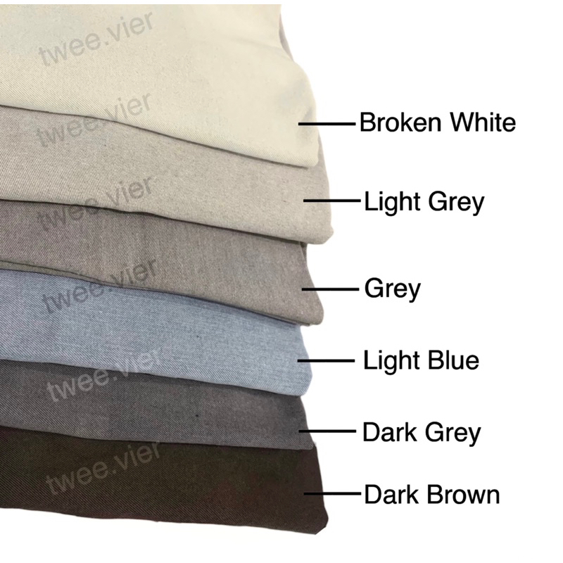 Kain Denim 13oz Wash Non Stretch | Bahan Jeans Washing Tebal Tidak Melar