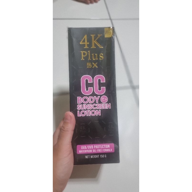 4K PLUS 5X CC BODY SUNSCREEN  LOTION