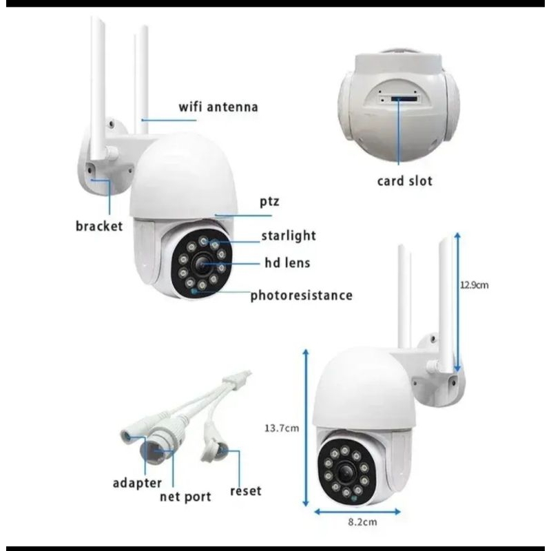 CCTV NEW IP CAMERA V380 OUTDOOR 5MP FULL HD 1080P SMART WIFI CCTV CAMERA WATERPOOF