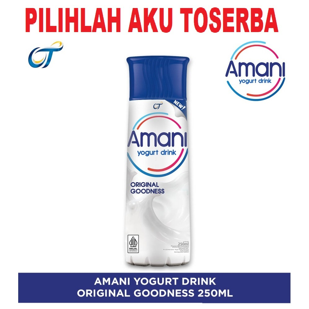 AMANI Yogurt Drink ORIGINAL Goodness 250 ml - ( HARGA 1 DUS )