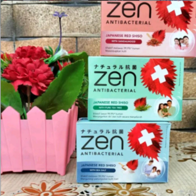 Sabun Batang 60gr Zen [Bended 4pcs] Lengkap