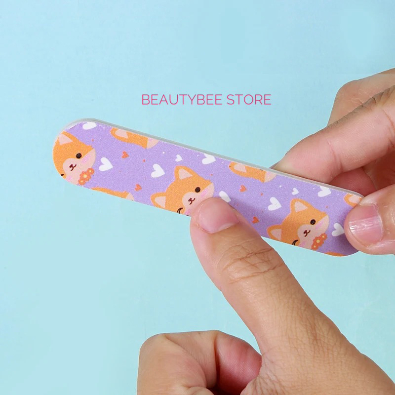 AMPLAS KUKU / KIKIR KUKU / NAIL FILE MOTIF BEAR ISI 3 (SY1031)