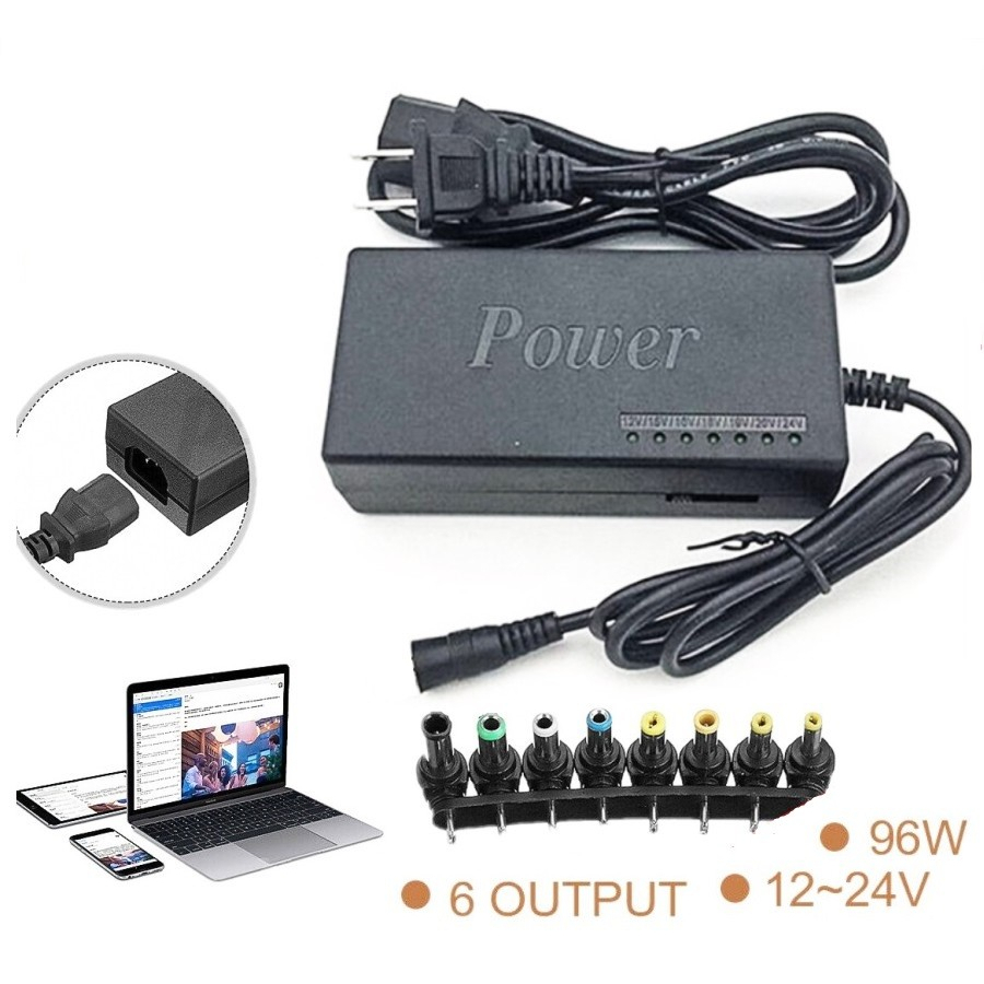 Adaptor Charger Universal 96W Adapter Charger Laptop Notebook