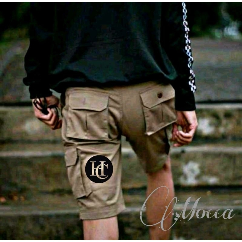 [HC]™ YANG LAGI HOTS Celana Cargo Pendek Pria 27-38 Army Loreng Ufc Venum Mma Pantai Santai Casual