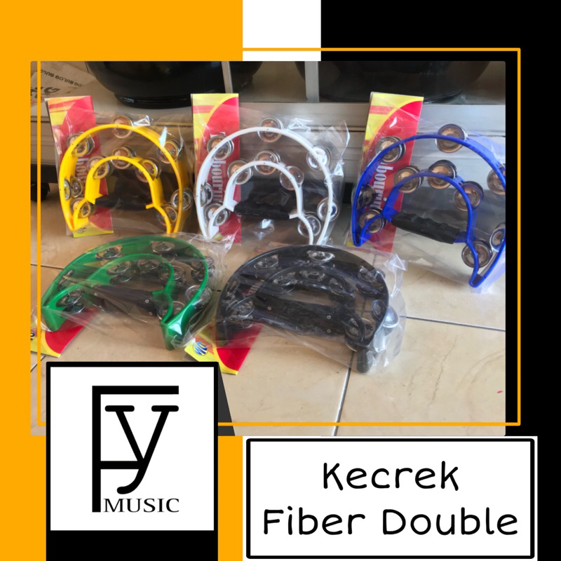 Kecrek Fiber Double kicik kecrik icik mainan anak hadrah qasidah hadroh marawis rebana hadroh marawi