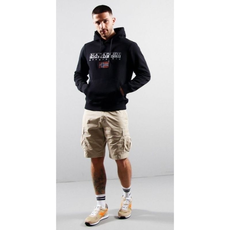 NAPAPIJRI HOODIE JAKET SMALL FLAG LOGO