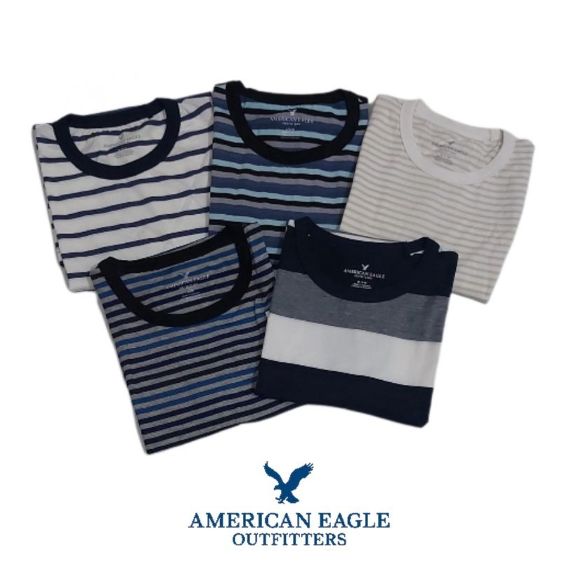 Kaos Striped American Eagle