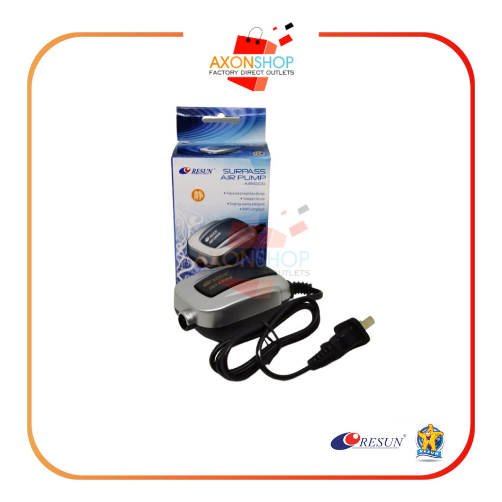 Resun Pompa Aerator AIR-1000 Aquarium Surpass Pump Udara air1000