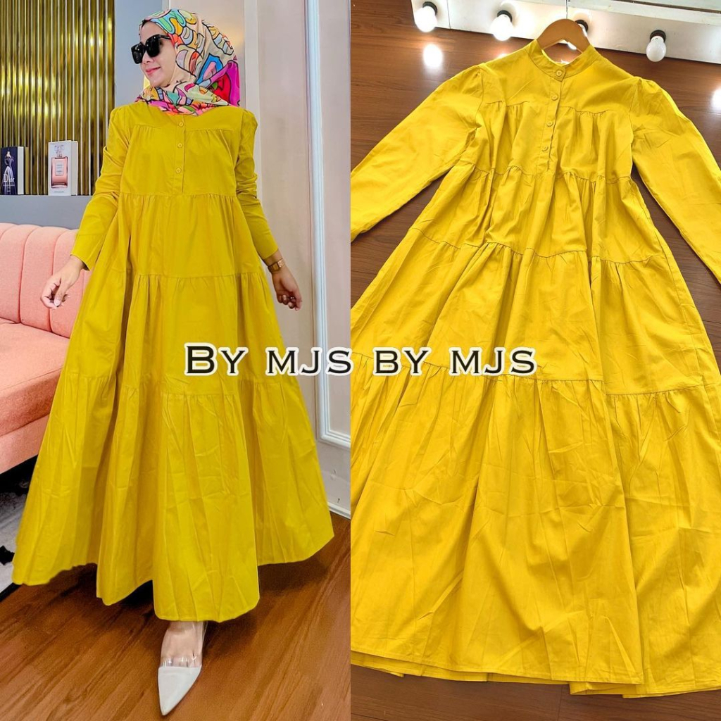 GAMIS BAHAN KATUN POPLIN PREMIUM IMPORT TERBARU DRESS MUSLIM JUMBO BUSUI FRIENDLY