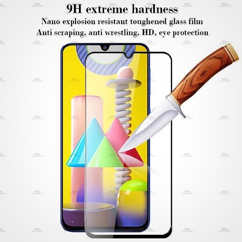 Tempered Glass Samsung A20/A30/A50/A31/A30S/A50S/M30S/M21/M30/A22/A32/A23/ ANTI GORES FULL SCREEN