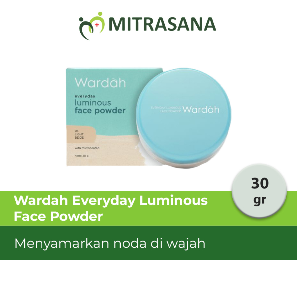 Wardah Everyday Luminous Face Powder 30 g - Bedak Tabur