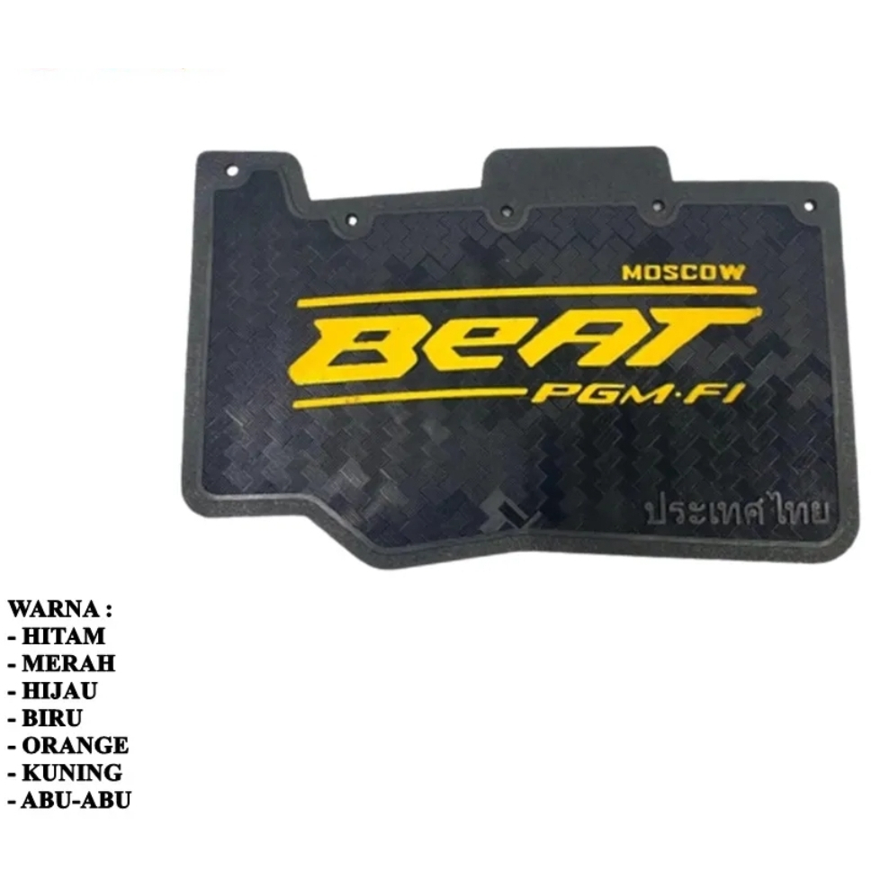 Mud Flap Beat Fi Carbon New Model Pelindung Lumpur Beat Fi Mudflap Karbon