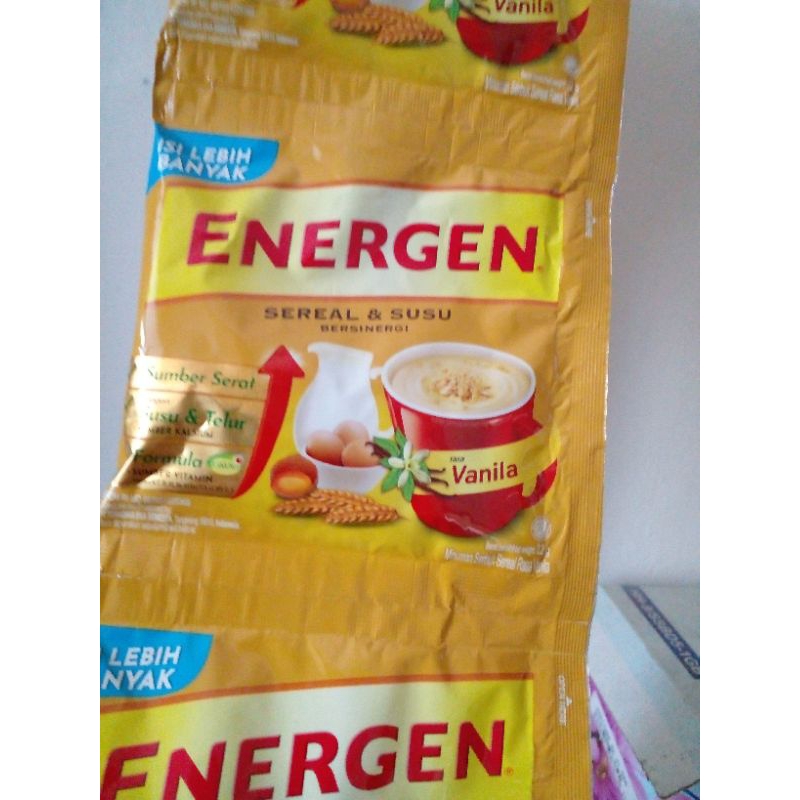 

Energen Sereal & susu 29gr per sacet