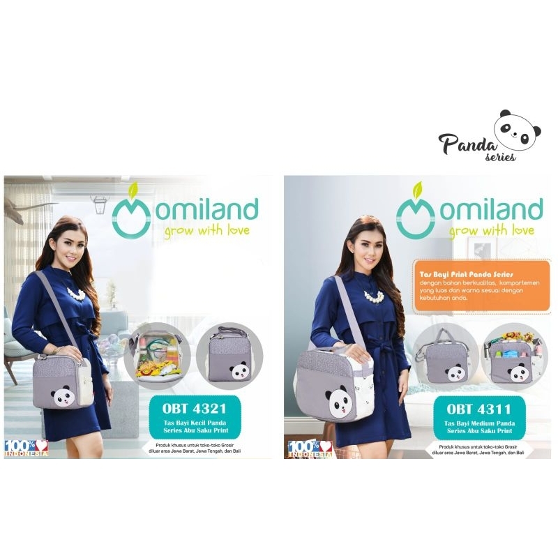 OMILAND Tas Bayi Series Alpaca dan Panda ukuran Besar Medium Kecil