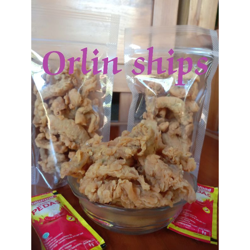 

usus crispy/ keripik usus ayam