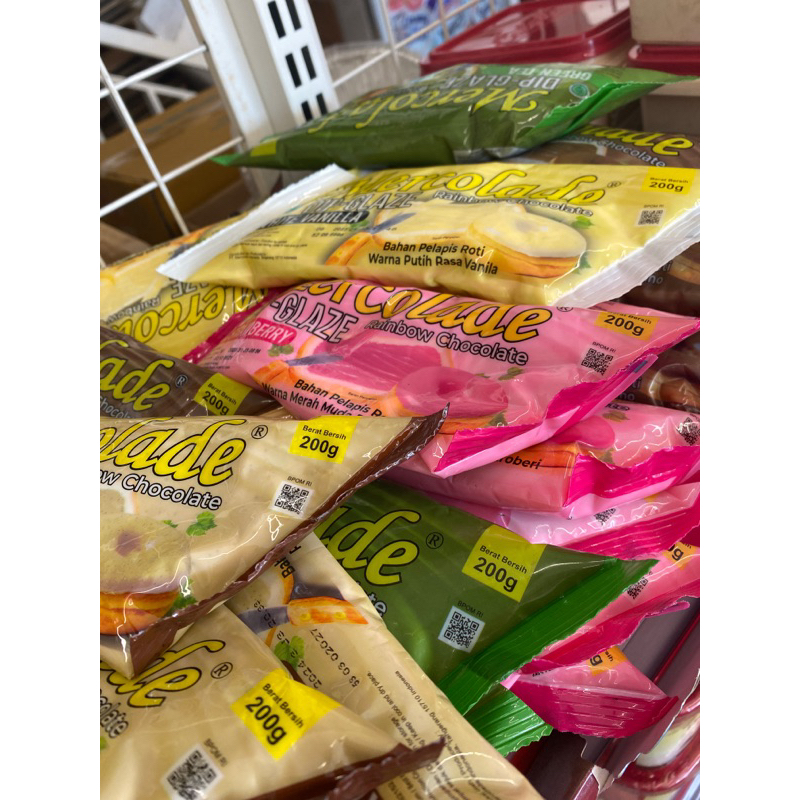 

Nafariz724 Mercolade Dip Glaze 200G (Glaze Donat/Donut) Coklat Topping Cair Toko Bahan Kue Tj