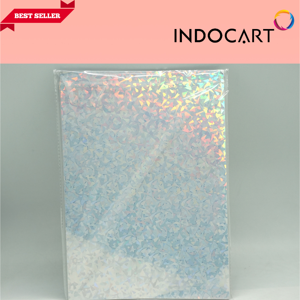 IndoCart Sticker Holographic Diamond-A4-20s