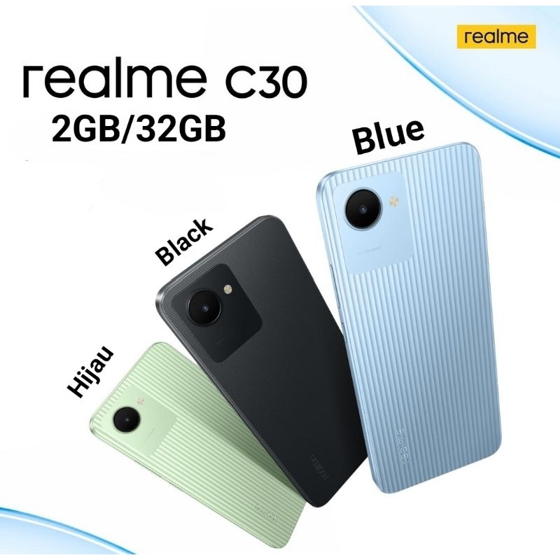 Realme C30 Ram 2/32 Garansi Resmi 12 Bulan