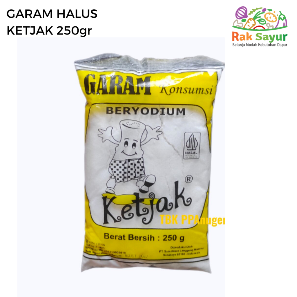 

Garam Halus Beryodium Ketjak 250gr Rak Sayur Pasar Murah Online Padang