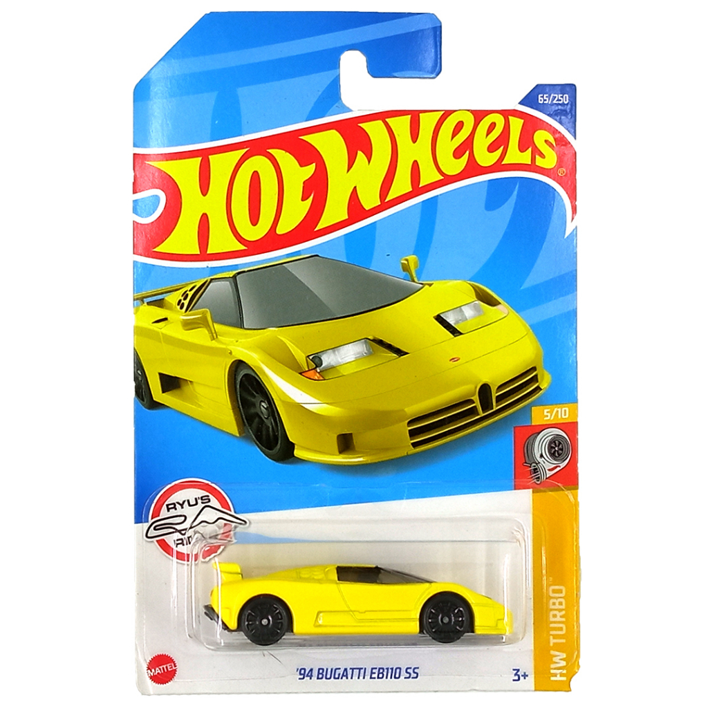 Hot Wheels 94 Bugatti EB110 SS Kuning HW Turbo Mobil Hotwheels