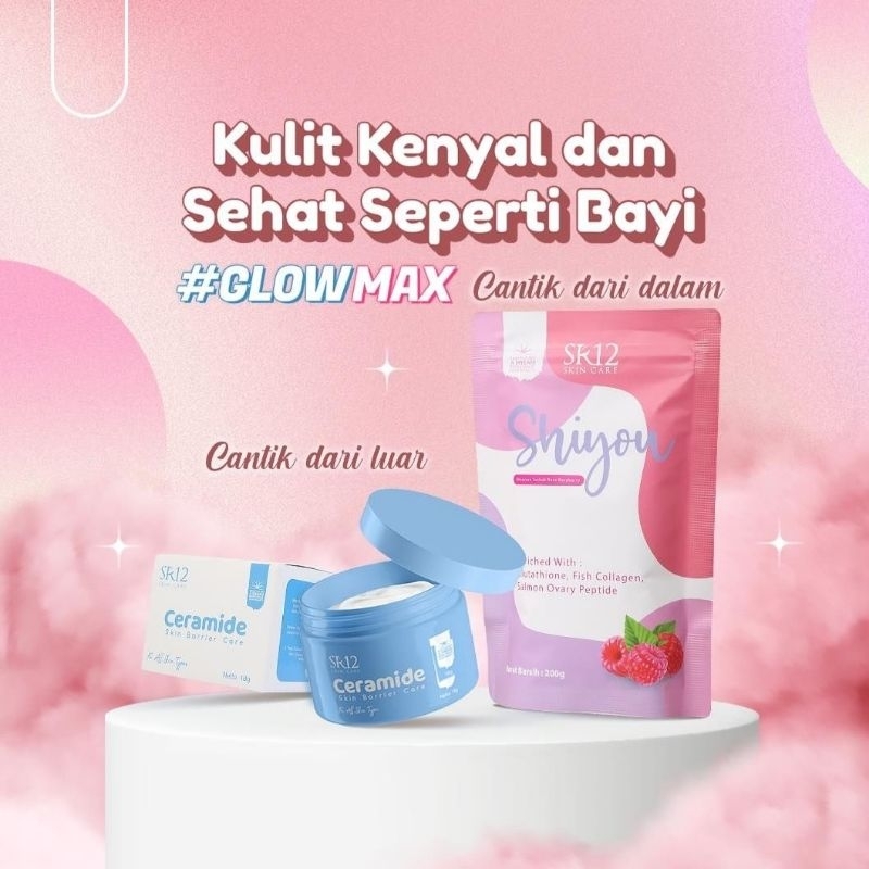 SR12 GLOW MAX BEAUTY SKIN CERAMIDE DAN SHIYOU COLLAGEN