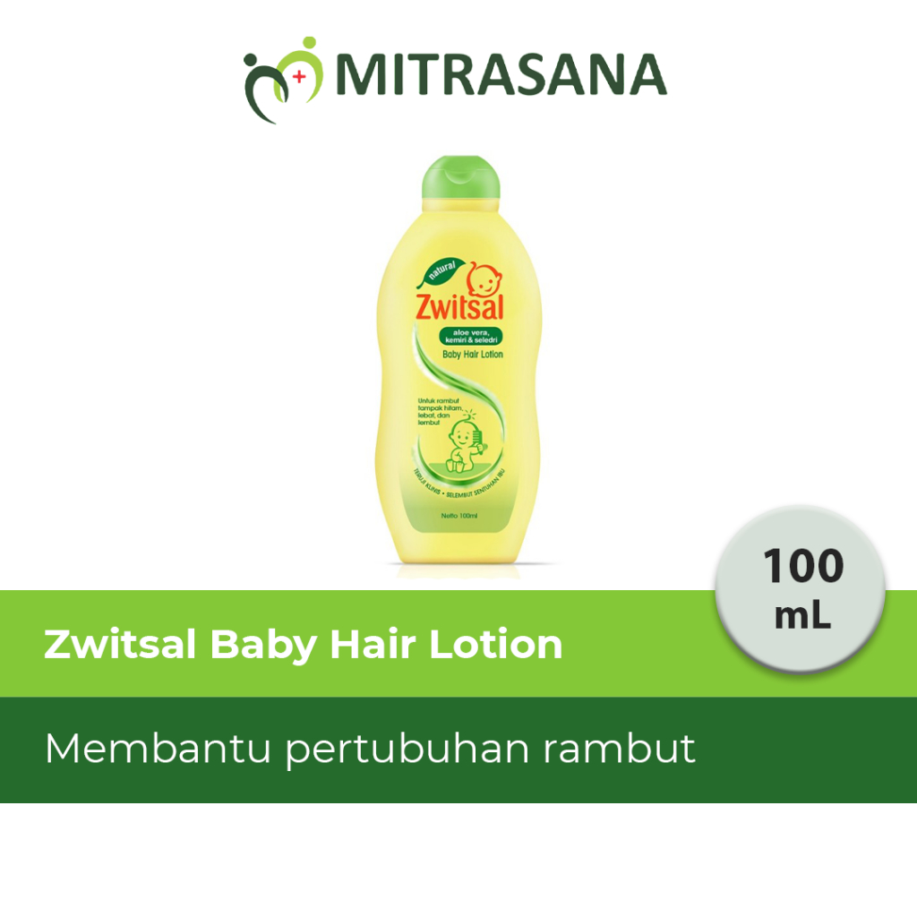 Zwitsal Hair Lotion Aloe Vera Kemiri Seledri 100 Ml - Pelebat Penyubur Rambut Bayi