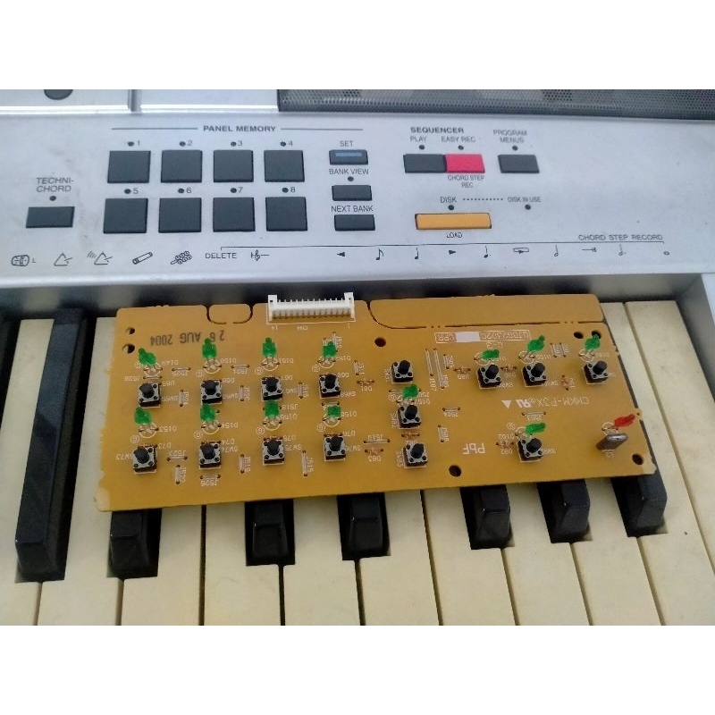 Papan PCB Panel Kanan Keyboard Technics Kn 2400 2600 Original