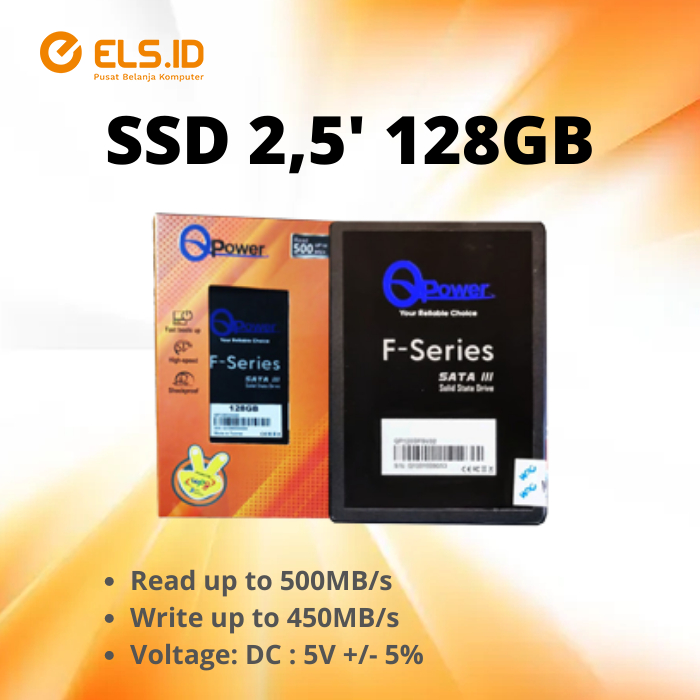 SSD 2,5' 128GB Qpower QP128GSA68 SATA III