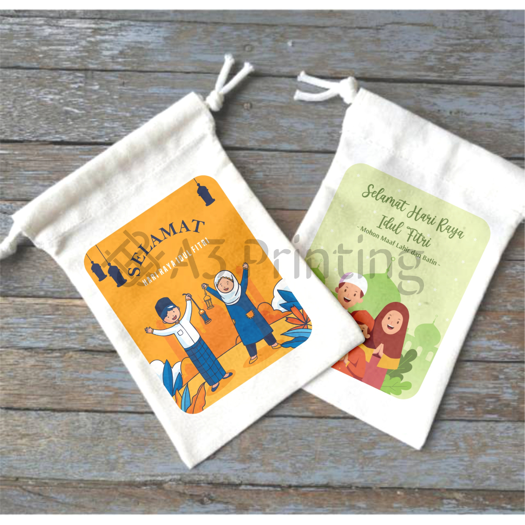 POUCH SERUT LEBARAN / ANGPAO LEBARAN / TAS SERUT LEBARAN CUSTOM SURABAYA BISA SATUAN