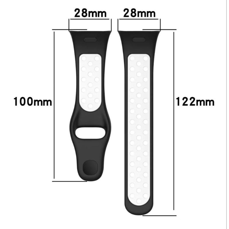 Tali Jam Strap For Redmi Watch 3 2023 - Nike Rubber Silikon Sporty