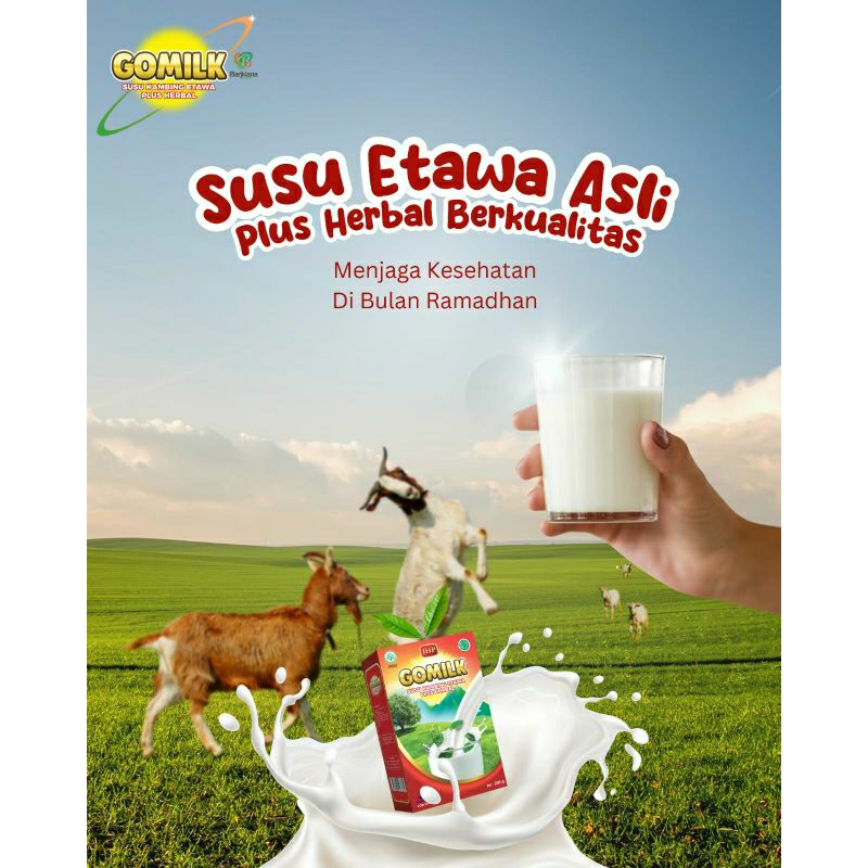 

gomilk susu etawa plus herbal penambah nafsu makan anak rasa ori