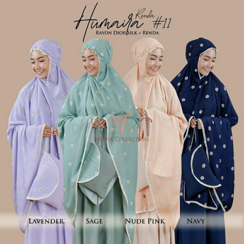 Mukena dewasa Farinda Rayon Rotary premium size jumbo murah nyaman dipakai original Nadia Collection