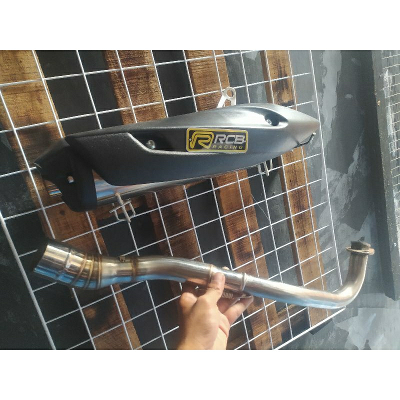 Knalpot racing RCB pnp Nmax New/Old PCX 150/160 Aerox Lexi Suara ngebass adem