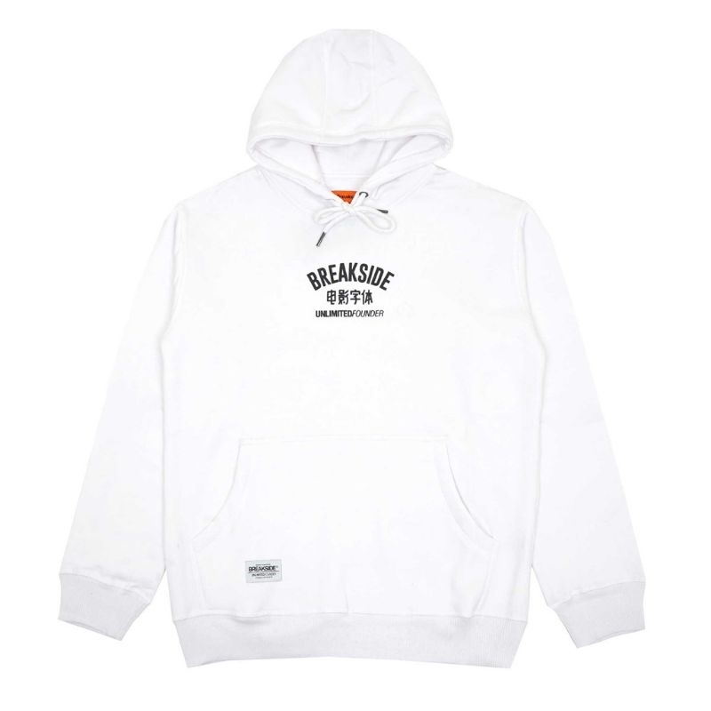 HOODIE BREAKSIDE UNLIMITED FOUNDER WHITE UNISEX