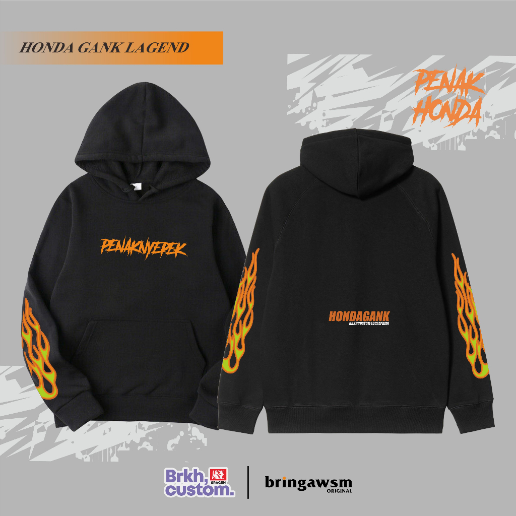 HOODIE GL100 FIRE ORANGE EDITION 001 HOODIE HEREX HOODIE RACING INDONESIA HOODIE DISTRO PREMIUM