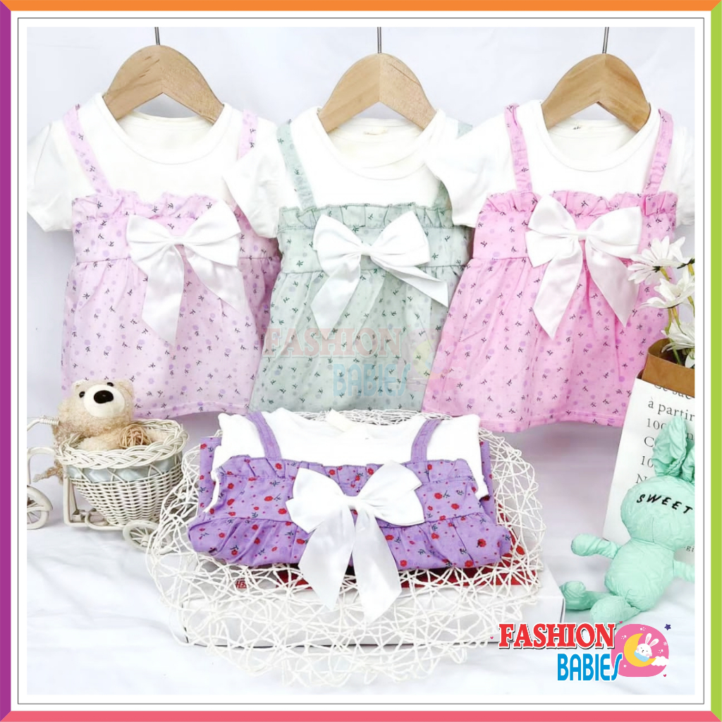 DRESS IMPORT KOREA FLOWER PITA / ROK BAYI PEREMPUAN / BABY GIRL DRESS ❤ FashionBabies ❤