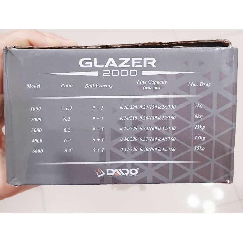 REEL DAIDO GLAZER 1000 2000