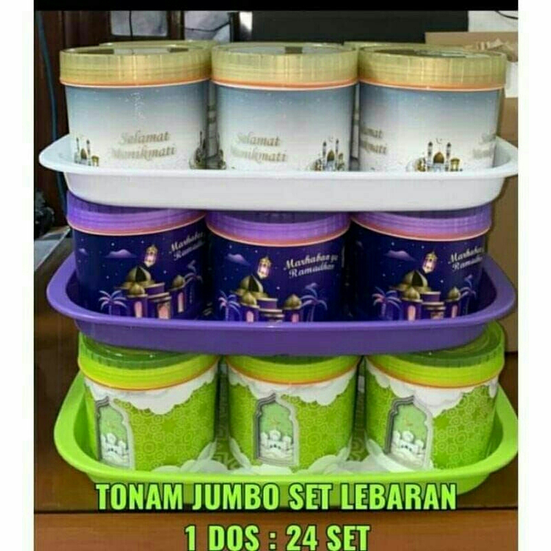 Toples Tonam Islamic Tempat Kue / Cemilan Lebaran 7 in 1