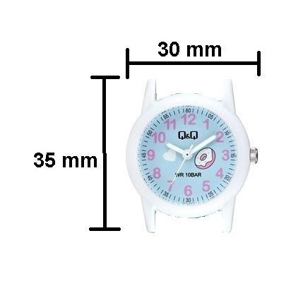 SALE Jam Tangan Anak Lucu Colorful Motif Rubber Analog Original Q&amp;Q QNQ QQ V22A Series